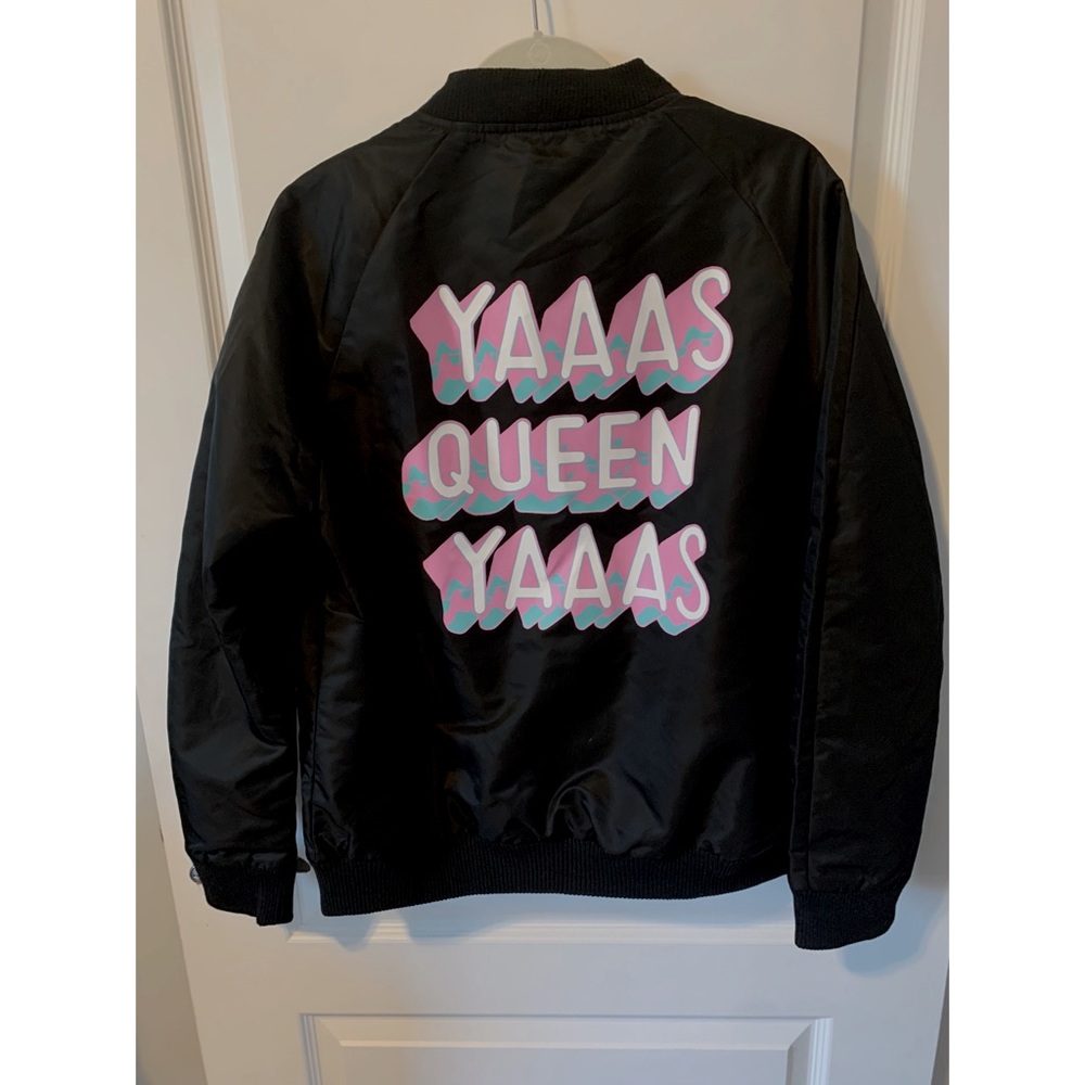 Wildfang Yaaas Queen Bomber Jacket
